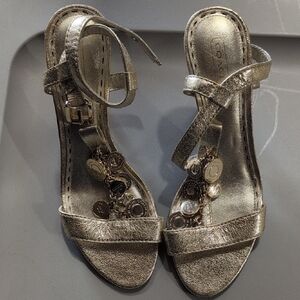 Coach Metallic Gold Women's Sandals